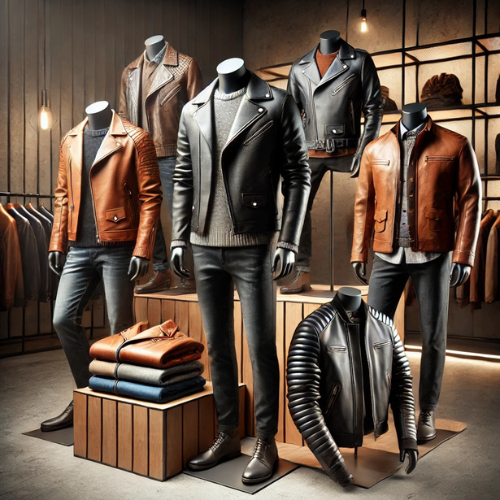 Men's Clothing-Outerwear & Jackets-Genuine Leather Buy Center