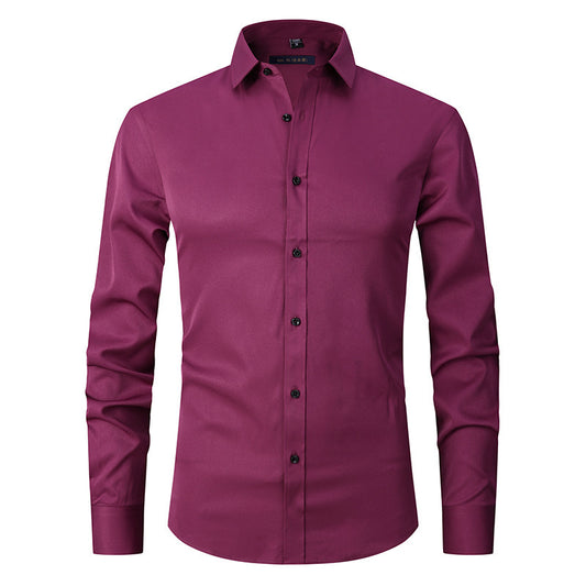 Newly Released at Buy Center: Elastic Shirt Men's Long Sleeves Style 2719