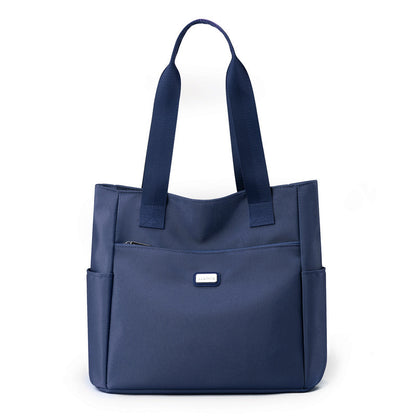 Buy Center Hot Pick-Large Capacity Nylon Cloth Women's Tote Bag Dark Blue