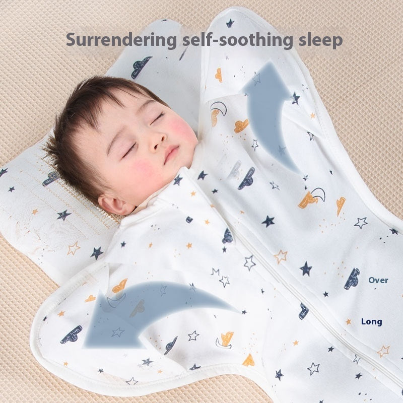 Newborn Baby Surrender Swaddling Summer Spring And Autumn Anti-shock Sleeping Bag Buy Center