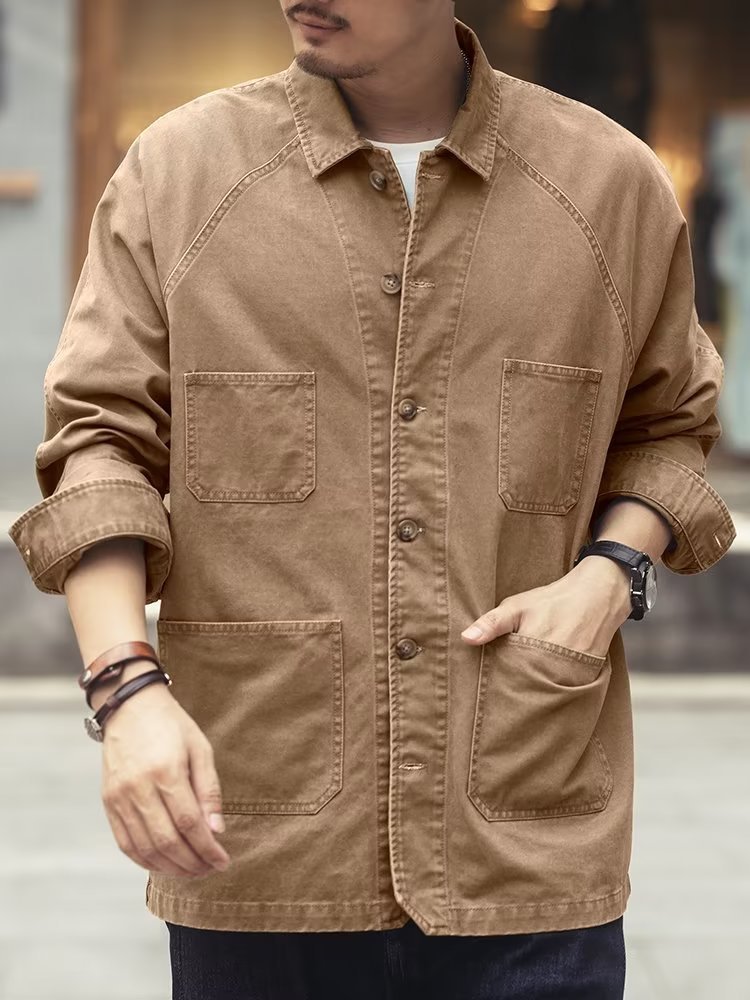 Versatile Casual Denim Jacket For Men Buy Center