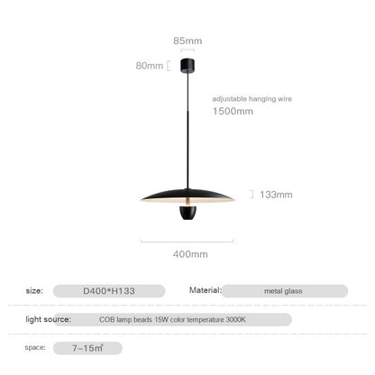 Newly Released at Buy Center: Modern Minimalist Dining Room Chandelier Nordic Minimalist Bedroom Bedside Chandelier Black