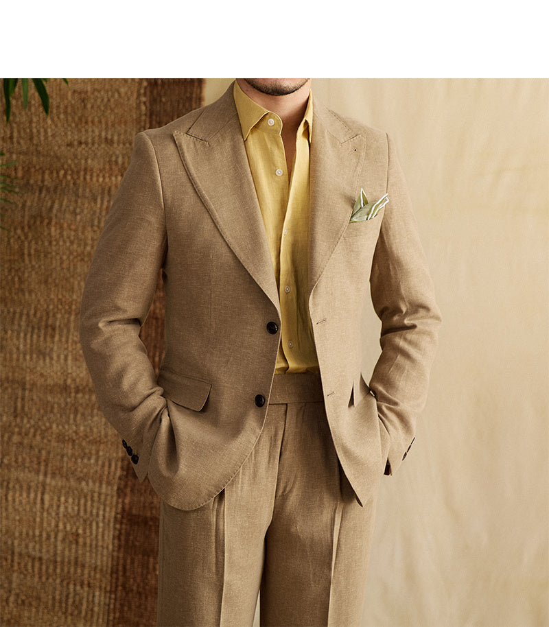 Buy Center Top Rated-Suit Lyocell Breathable Thin High-end Suit