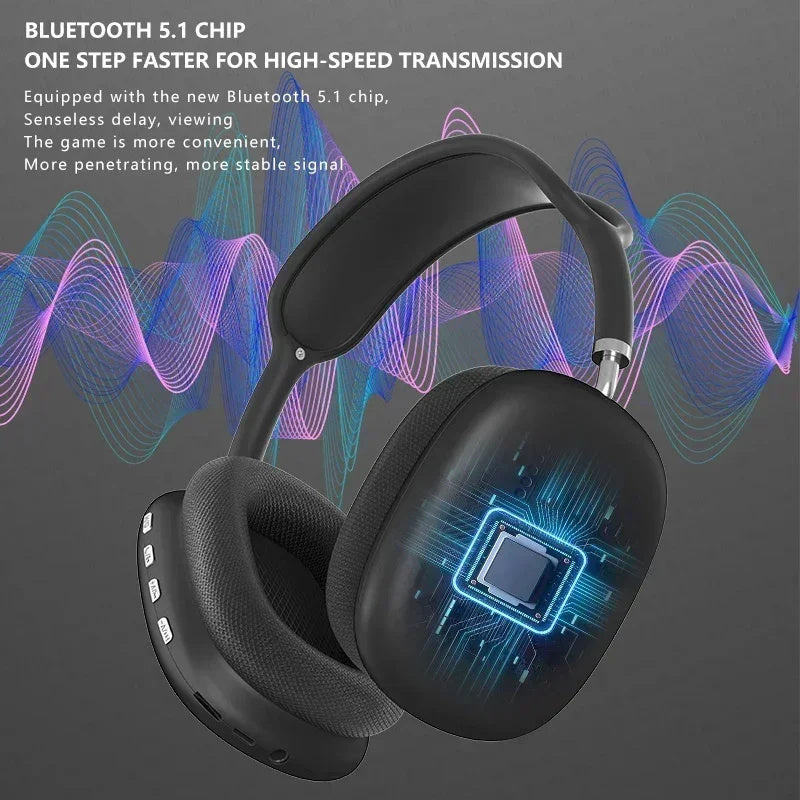 P9 Wireless Bluetooth Headset Outdoor Sports Gaming Wireless Headphones With Mic Noise Cancelling Earbuds Bluetooth Earphones Buy Center