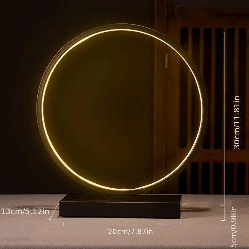 Fresh Arrivals at Buy Center: New Chinese Style Creative Zen Decoration Home Backflow Incense Living Room LED Lamp Ring