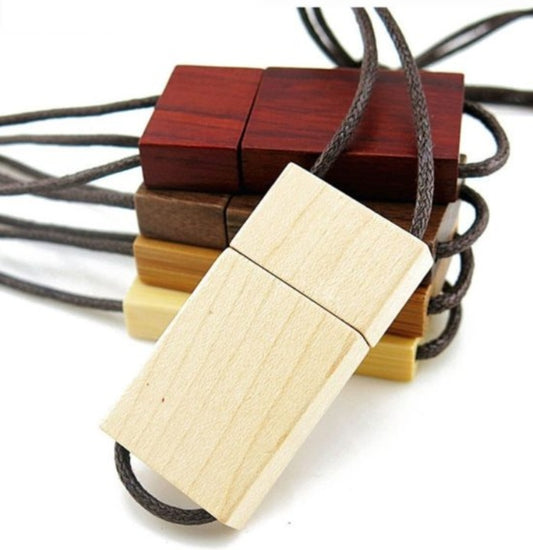 Fresh Arrivals at Buy Center: Lanyard Wooden USB Flash Drive Creative Wooden Gift USB Flash Drive