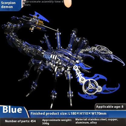 Fresh Arrivals at Buy Center: Metal Assembly Model Puzzle Toys Blue Magic Scorpion