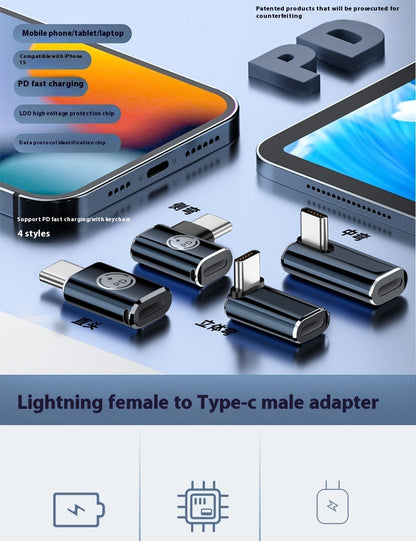 Newly Released at Buy Center: Mobile Phone L To Type-c Male Adapter