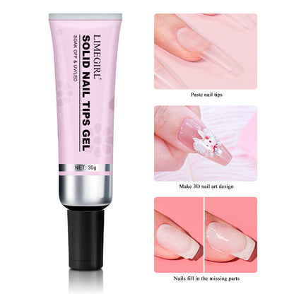 Buy Center Handpicked- Manicure Solid State Nail Tip Wear Nail Glue Solid State Nail Tip