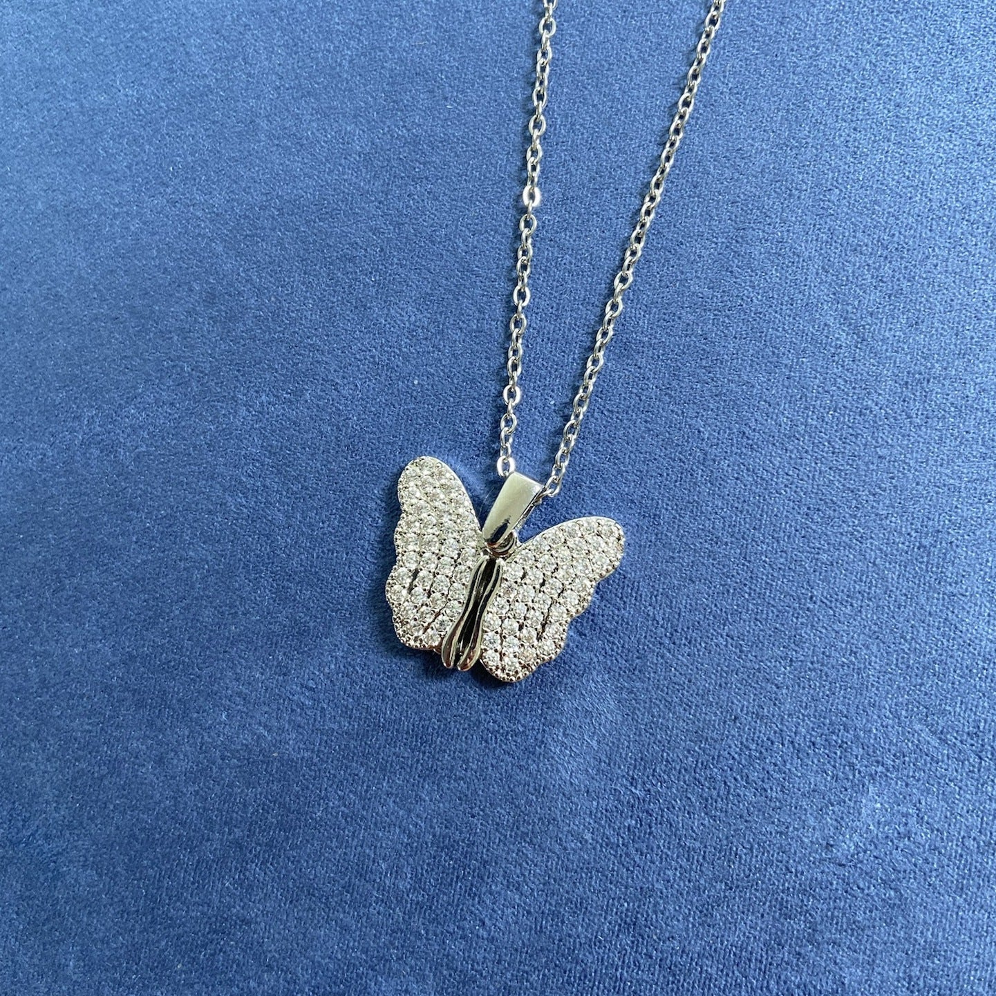 Butterfly Necklace Female Pendant Titanium Steel Clavicle Chain Buy Center