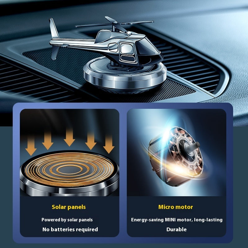 Fresh Arrivals at Buy Center: Metal Solar Helicopter Auto Perfume Rotating Vehicle Interior Decoration