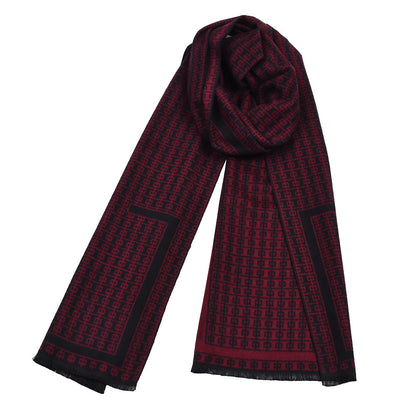 Double-sided Thick Warm Korean Men's Knitted Scarf