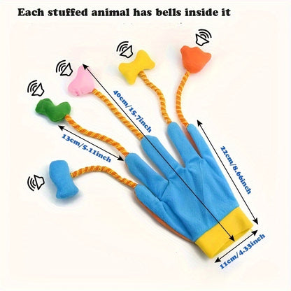 Buy Center Top Rated-Plush Toy For Pets Magic Glove With Integrated Bell Interactive Supplies For Cats Trailer