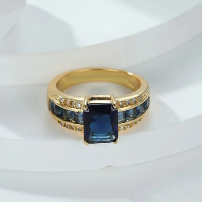 Buy Center Top Rated-Women's Retro Simple Blue Fashion Ring