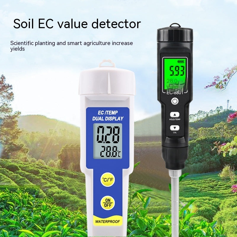 Just Arrived at Buy Center: Thermometer Soil Conductivity Meter Water Quality Hydroponic Planting Instrument