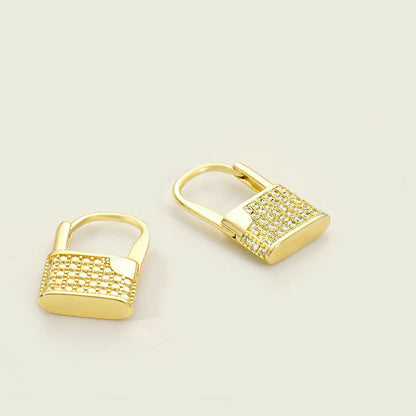 Boucles d'oreilles Lock Design Sense Fashion