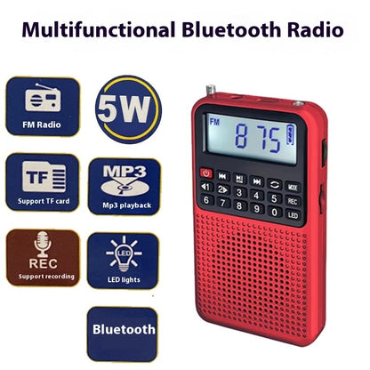 Fresh Arrivals at Buy Center: Radio Small FM High Sound Quality Multi-function Charging Bluetooth Subwoofer Large Function Card-type Storytelling Machine