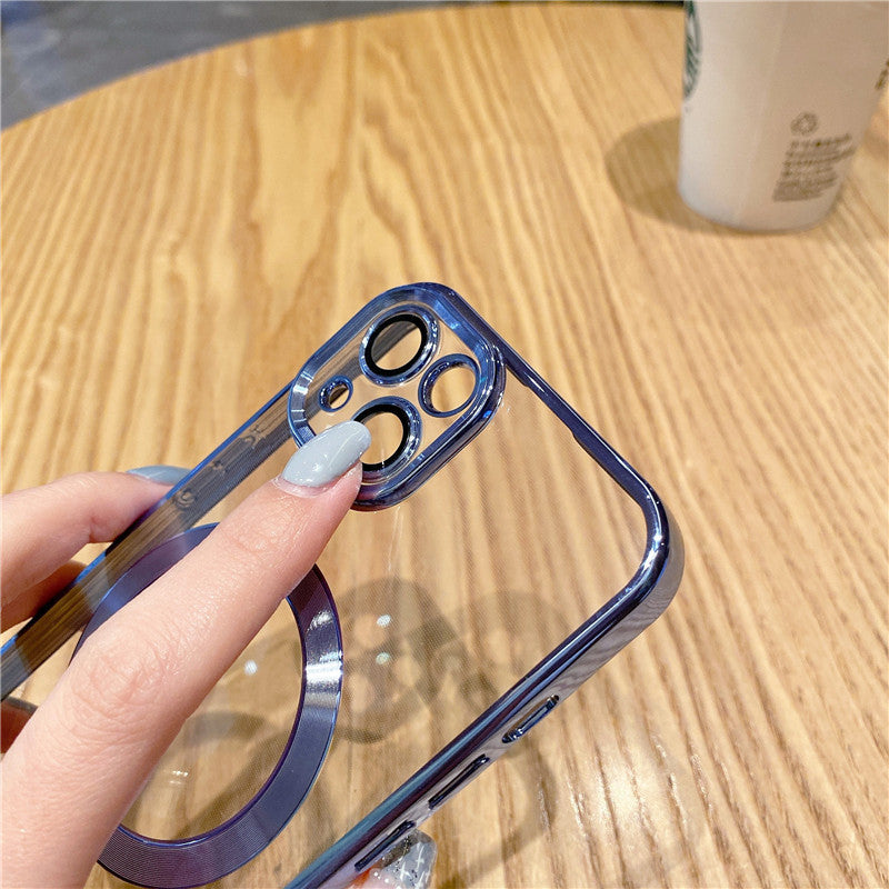 Non-tail Magnetic Belt Lens Protector Phone Case Buy Center