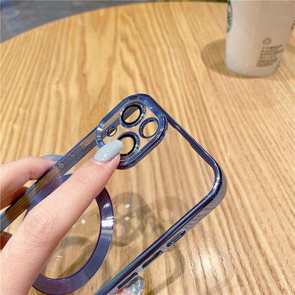 Non-tail Magnetic Belt Lens Protector Phone Case Buy Center