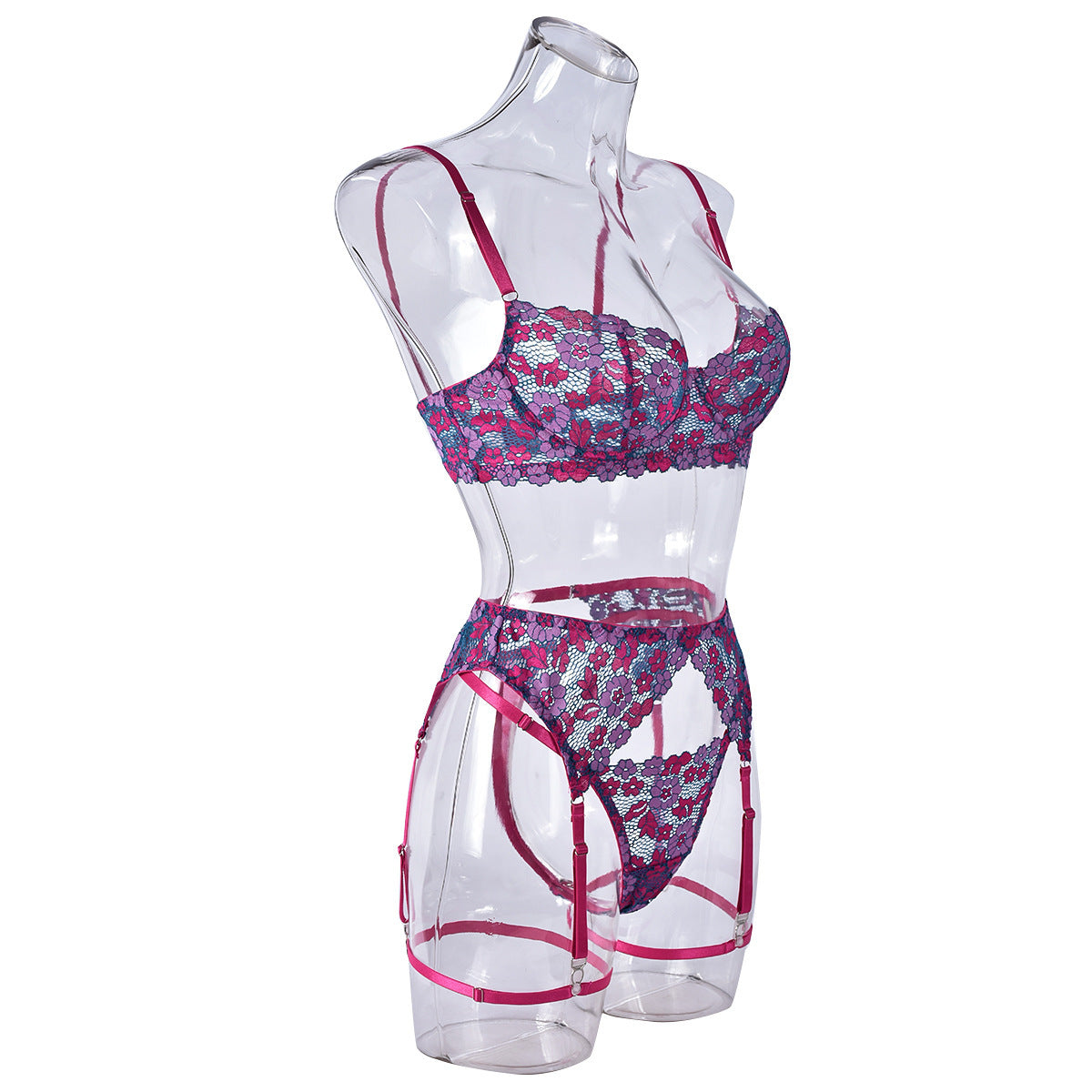 Just Arrived at Buy Center: Women's Contrast Color Fashion Embroidered Bikini