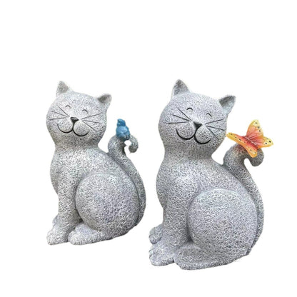 Newly Released at Buy Center: Outdoor Solar Lamp Cute Kitten Ornaments