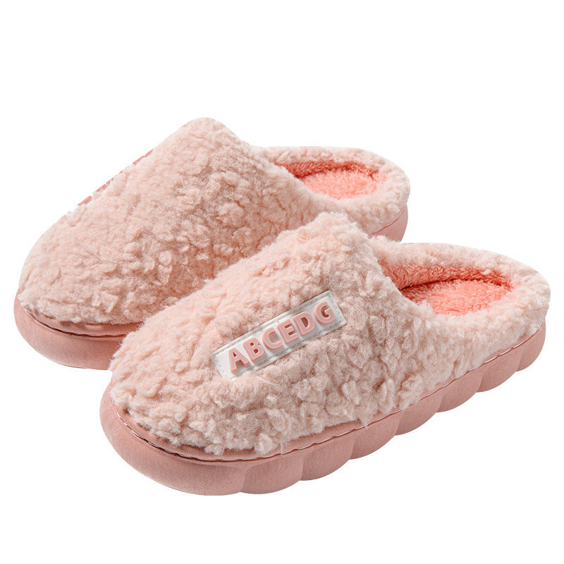 Indoor Warm Thickened Couple Cotton Slippers Buy Center