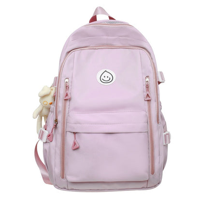 Hot New Items at Buy Center: Schoolbag Female College Student Primary School Student High School Student Large-capacity Backpack Purple