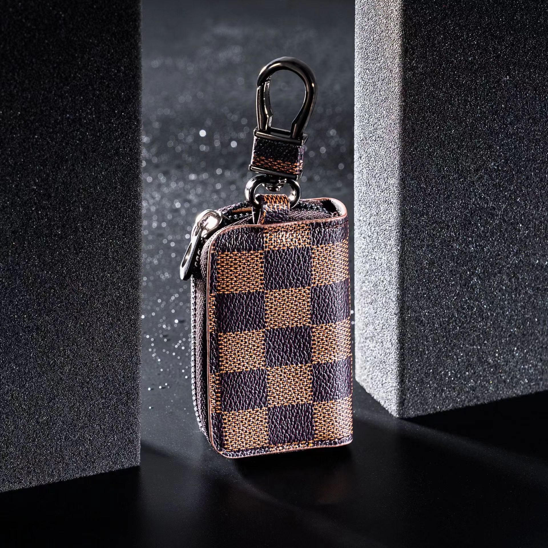 Newly Released at Buy Center: Fashion Business Plaid Car Key Protector