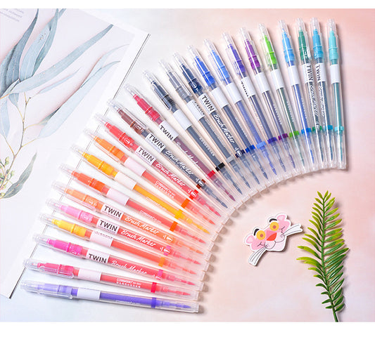 Hot New Items at Buy Center: Color Calligraphy Art Hair Note Pen