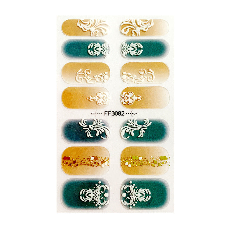 Amazon Fashion 3D Embossed Nail Stickers