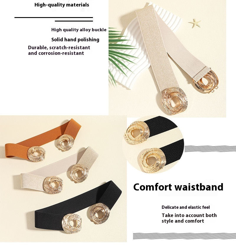 Hot New Items at Buy Center: Women's Fashion Bohemian Metal Circle Hollow Belt