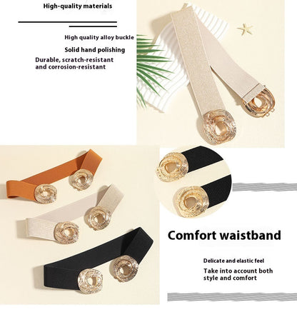 Hot New Items at Buy Center: Women's Fashion Bohemian Metal Circle Hollow Belt