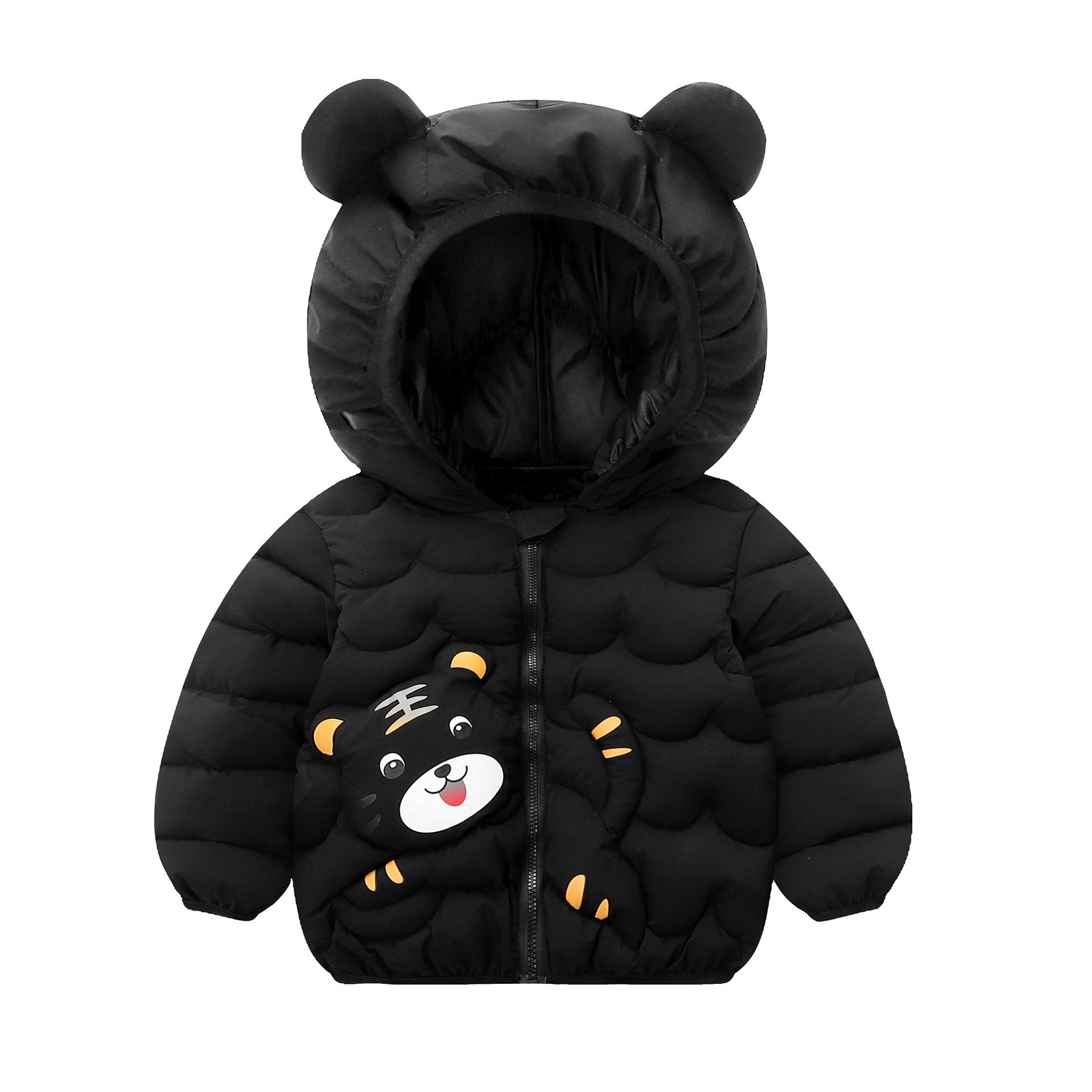 Fresh on the Scene at Buy Center: Children's Lightweight Down Jacket Cotton Clothes Cartoon Black