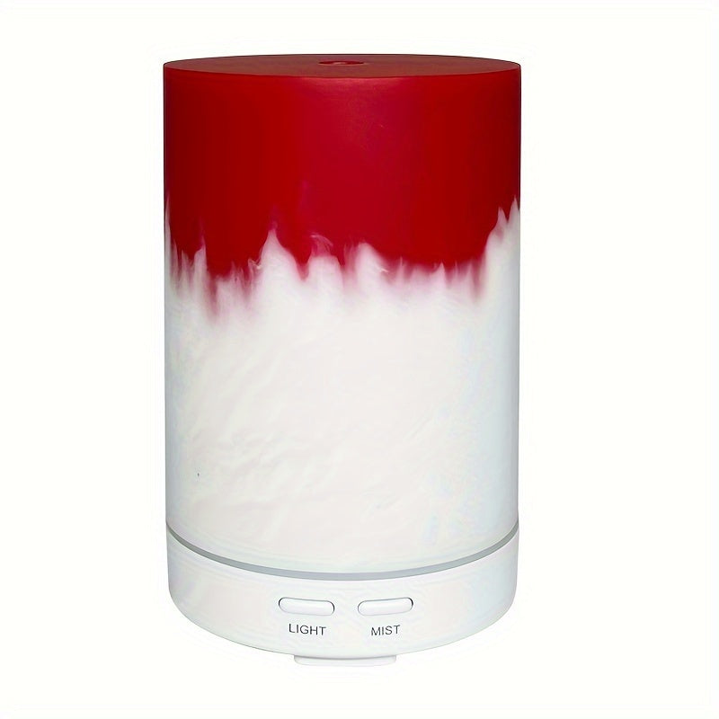 Just Arrived at Buy Center: 1 US Plug Baby Pregnant Women Humidifier Home Bedroom Silent Bedside Aromatherapy Machine Home Ambient Light ABS Resin Aromatherapy Humidifier White and Red