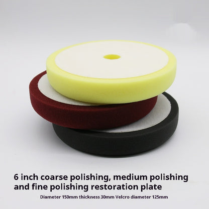 Newly Released at Buy Center: Car Beauty 6-inch Polishing Sponge Wheel Thick Medium Fine