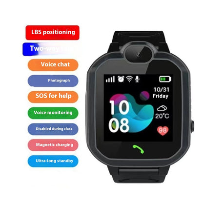 Smart Magnetic Charging Positioning Call Student Help Smart Watch