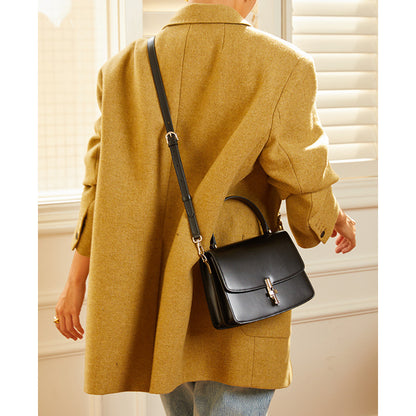 Trending Now at Buy Center: Crossbody Genuine Leather Saddle Bag Women