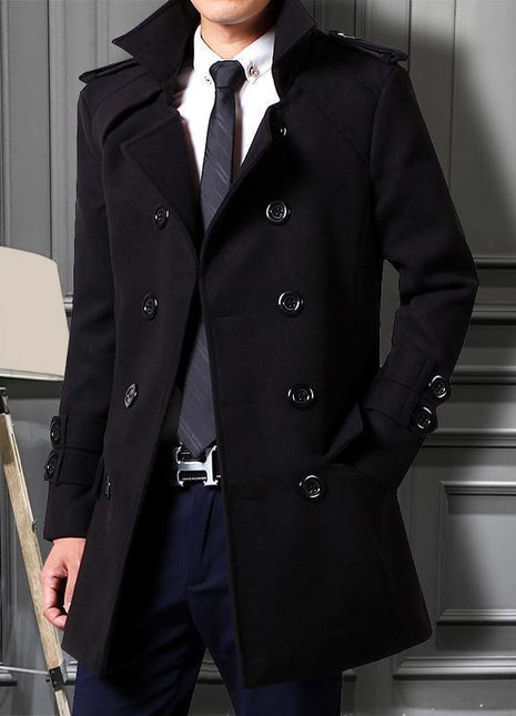 Manteau Slim Fit pour homme à la mode coréenne