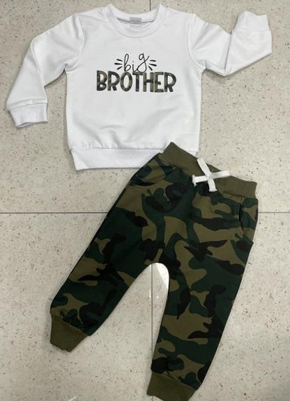 Fresh Arrivals at Buy Center: Brothers' Clothes Camouflage Printing Suit White