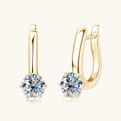 Six-claw Diamond Earring Ear Clip Buy Center