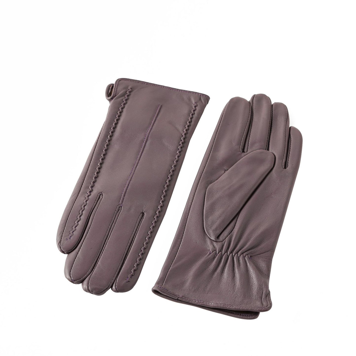 European And American Ladies Color Sheepskin Gloves Fashion Autumn And Winter Warm With Velvet Buy Center