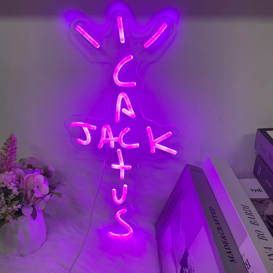 Newly Released at Buy Center: LED Luminous Characters Neon Light Board Atmosphere Advertising Purple 36W