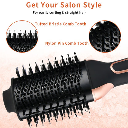 Vente en gros 3 en 1 brosse sèche-cheveux électrique en une étape sèche-cheveux haute puissance peigne volumateur à air chaud brosse à air chaud professionnelle