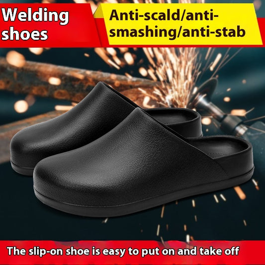 Fresh on the Scene at Buy Center: Closed-toe Slippers Outer Wear Non-slip, Waterproof And Oil Resistant Half Slippers