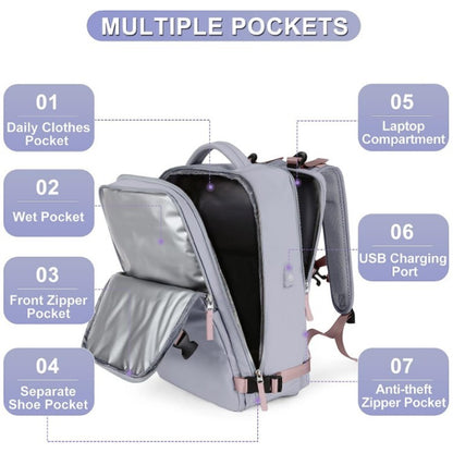 Now Available at Buy Center: Large Capacity Lightweight Multifunctional Luggage Backpack