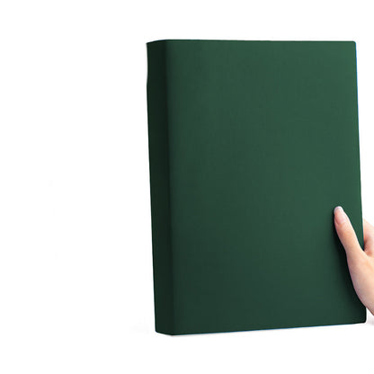 New at Buy Center: Notebook Thickened Notepad Soft Leather Blank Forest Green