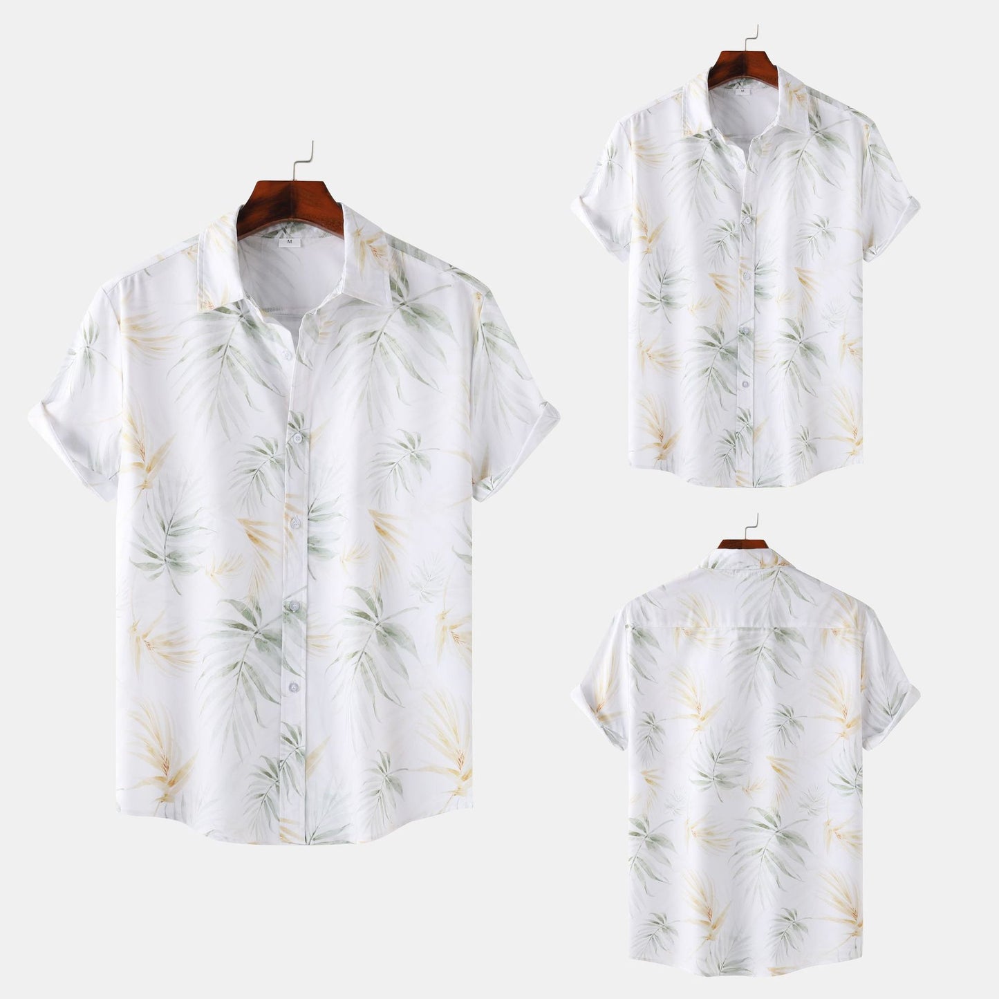 Newly Arrived at Buy Center: Cross-border Wind Beach Digital Printing Men's Short Sleeve Shirt