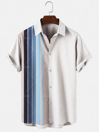 Camisa hawaiana informal con estampado 3D de verano para hombre, ropa de playa para vacaciones