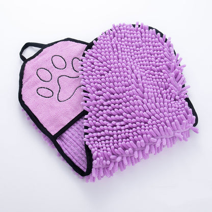 Trending Now at Buy Center: Dogs Cats Towels Super Absorbent Dog Bathrobe Microfiber Bath Towels Quick-Drying Cat Bath Towel For Pets Towel Dog Towels Pet Products Purple