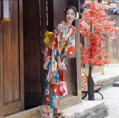 Trending Now at Buy Center: Japanese Style Improved Japanese Kimono Bathrobe Cute Girl